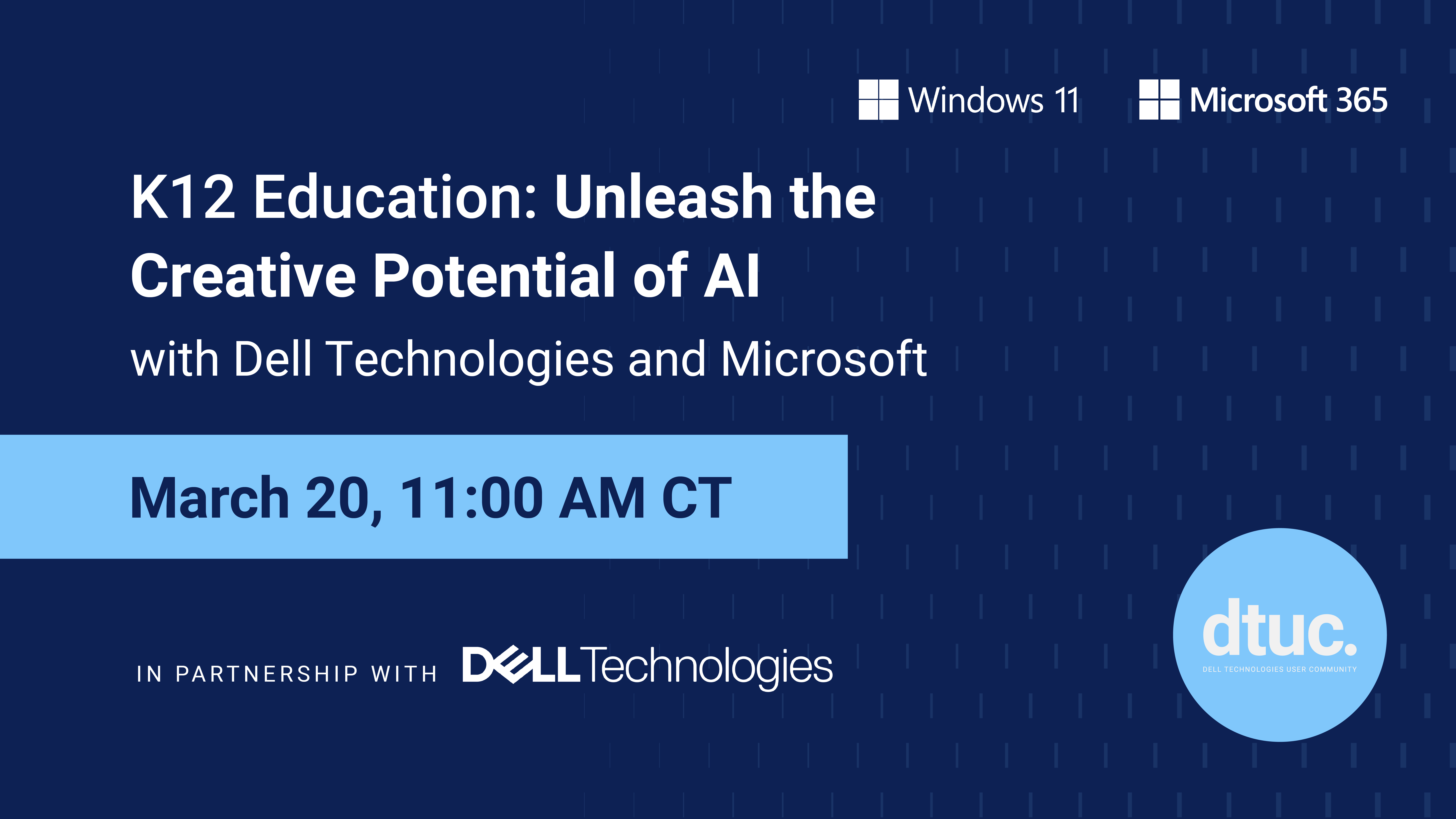 K12: Education: Unleash the Creative Potential of AI with Dell Technologies and Microsoft