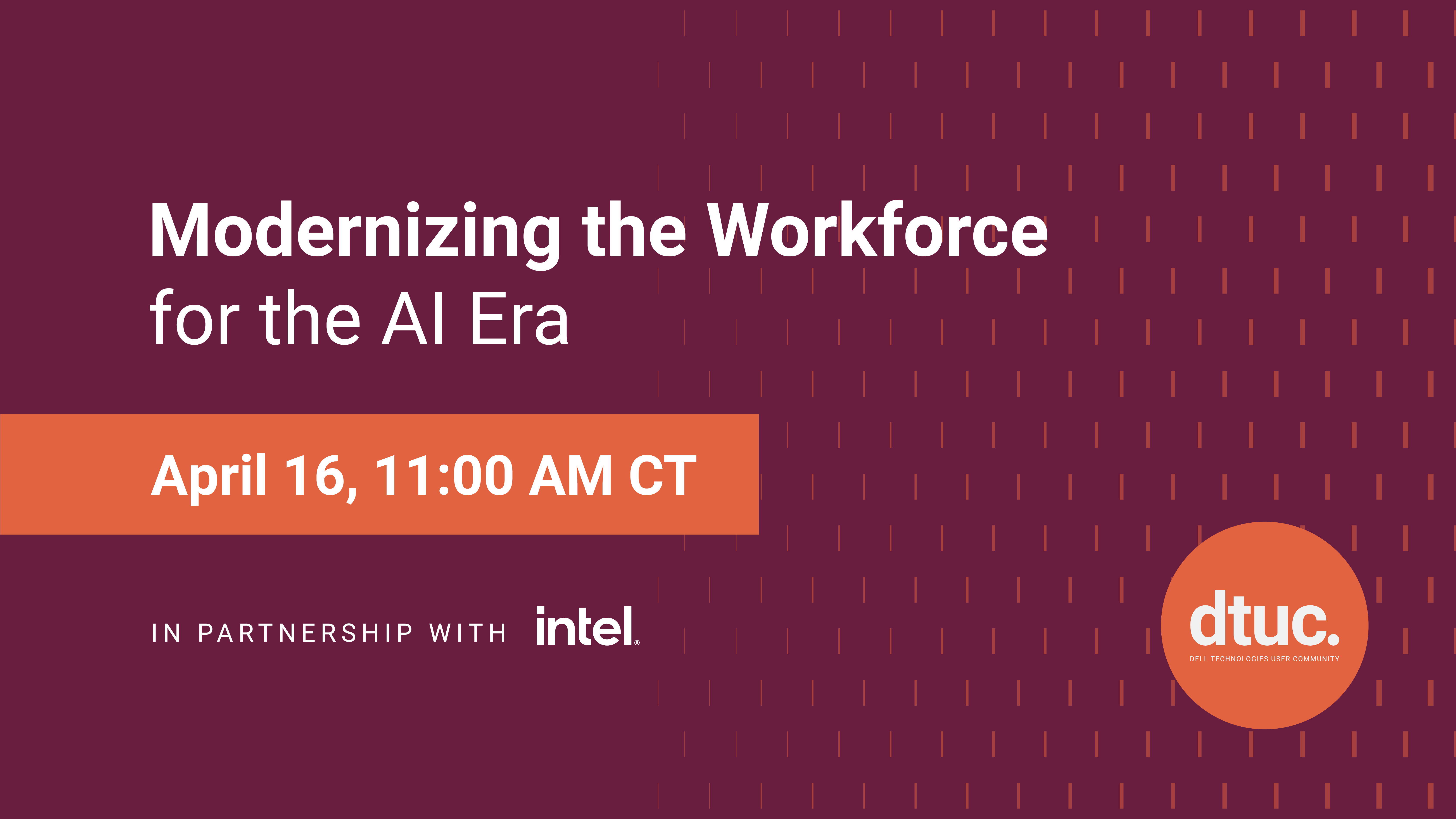 Modernizing the workforce for the AI Era